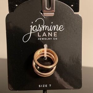 Jasmine Gold Ring Set